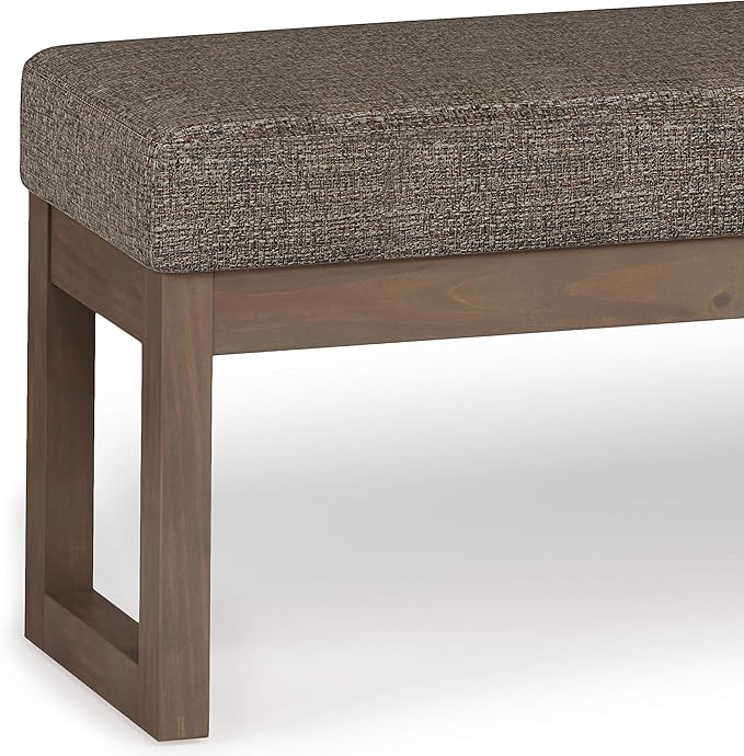 SIMPLIHOME Milltown Large Ottoman Bench