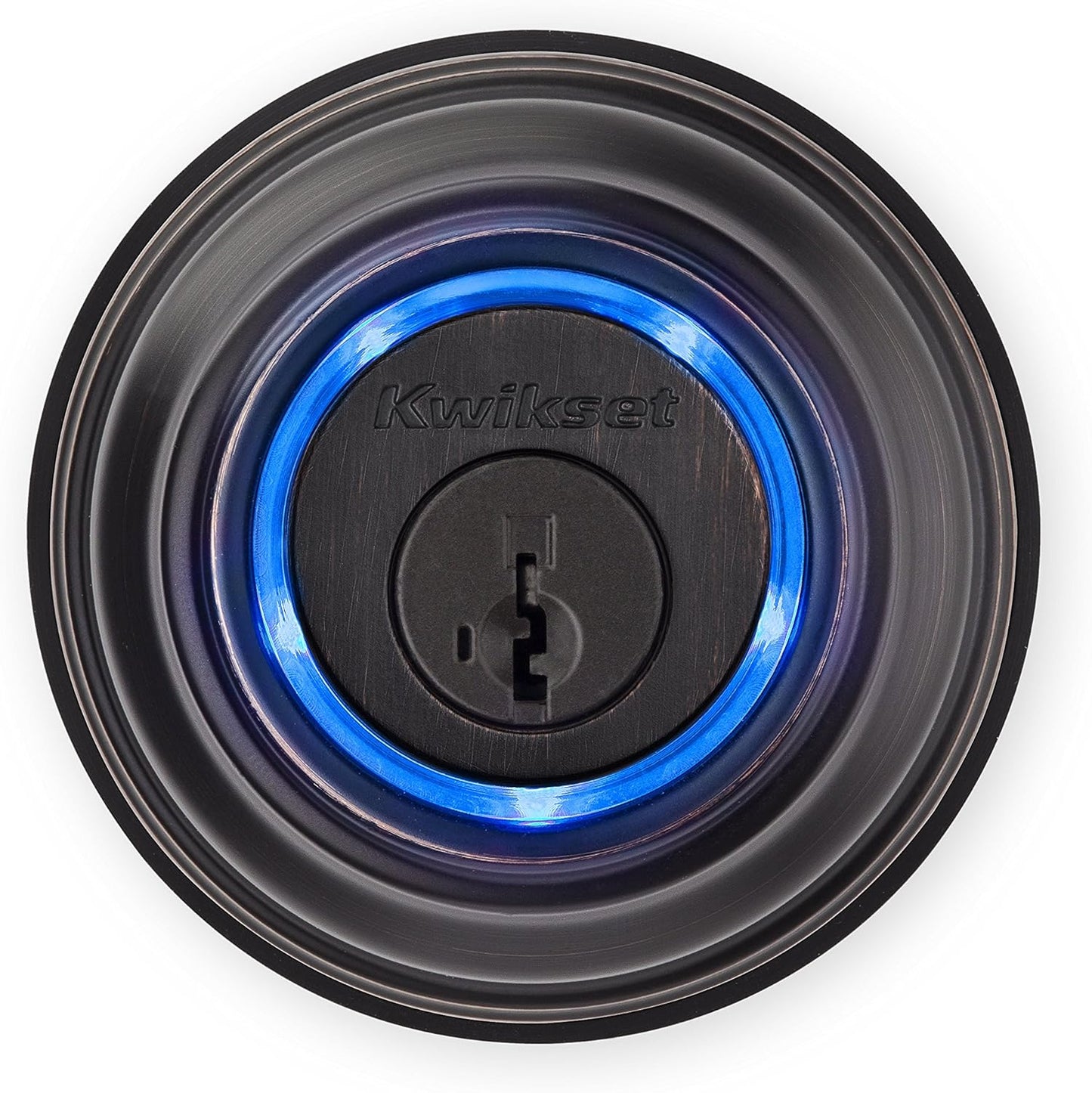 Kwikset - Kevo 99250-203 Kevo 2nd Gen Bluetooth Touch-to-Open Deadbolt Smart Lock featuring SmartKey Security, Venetian Bronze