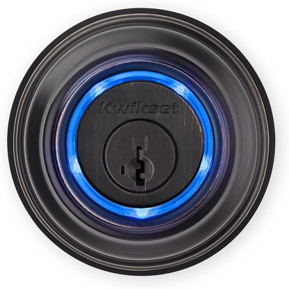 Kwikset - Kevo 99250-203 Kevo 2nd Gen Bluetooth Touch-to-Open Deadbolt Smart Lock featuring SmartKey Security, Venetian Bronze