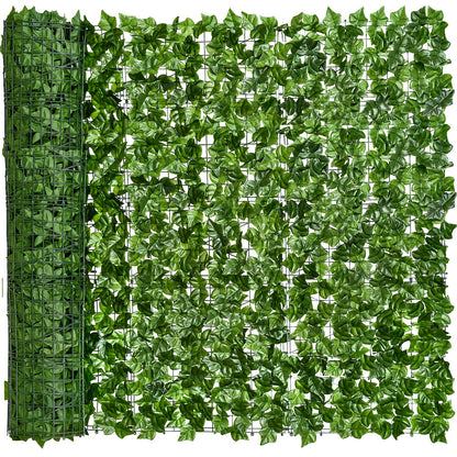 DearHouse Artificial Ivy Privacy Fence - 197x39.4in Artificial Hedges Fence and Faux Ivy Vine Leaf Decoration for Outdoor Indoor Garden Decor