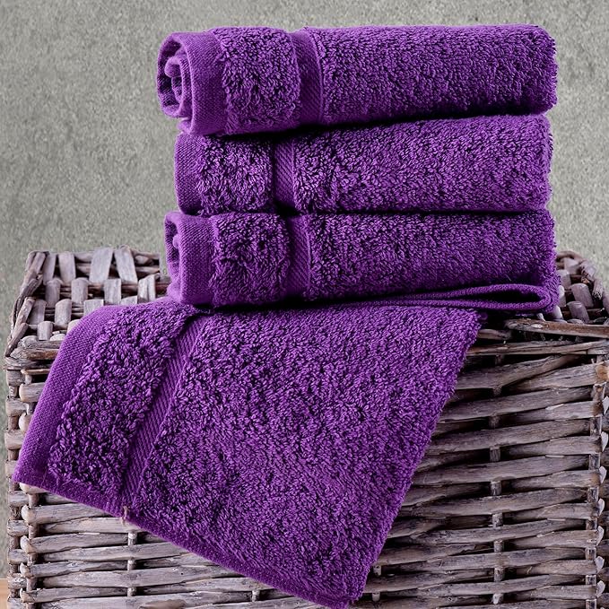 Hawmam Linen Luxury Cotton Washcloths 13x13 Inch