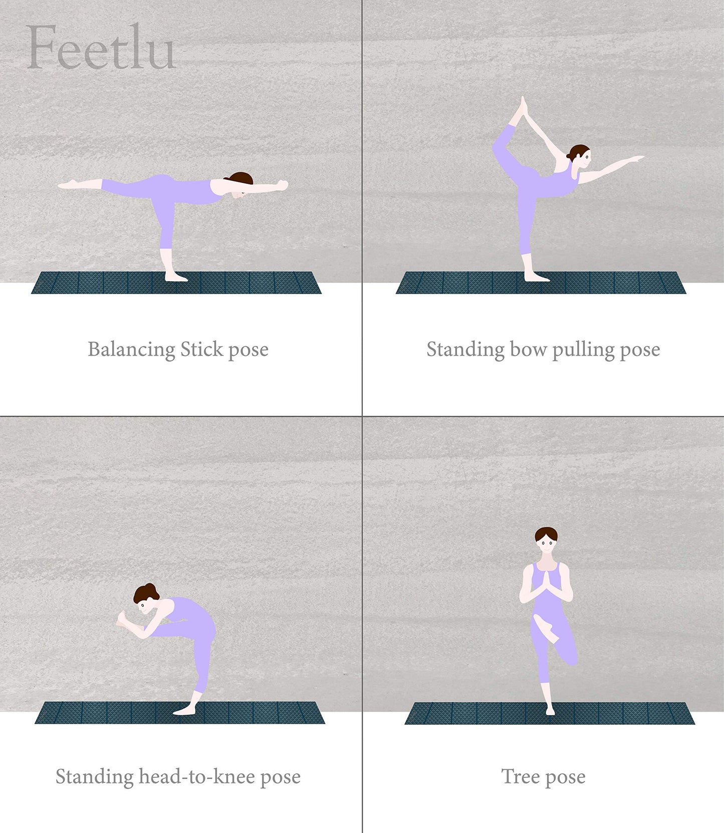 Foldable Yoga Exercise Mat – Lightweight, Anti-Slip, and Easy to Store for Yoga, Pilates, Home Workouts, and Floor Exercises