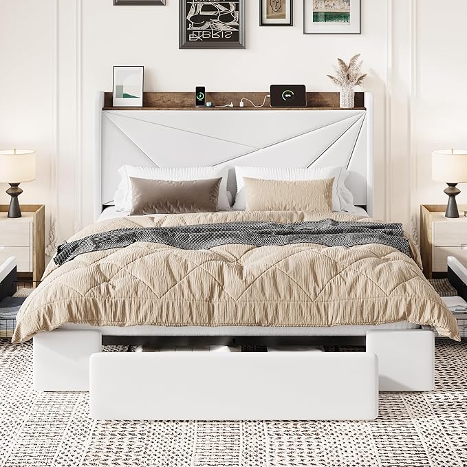 SHA CERLIN Full Size Bed Frame