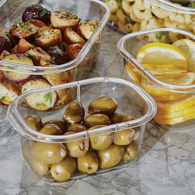 Rubbermaid Brilliance Food Storage Containers, Leak-Proof