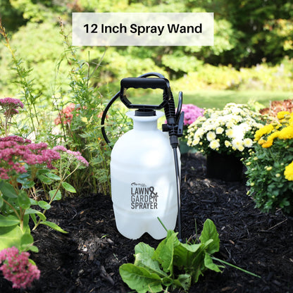 Flo-Master by Hudson 24101 1 Gallon Lawn and Garden Tank Sprayer, Translucent