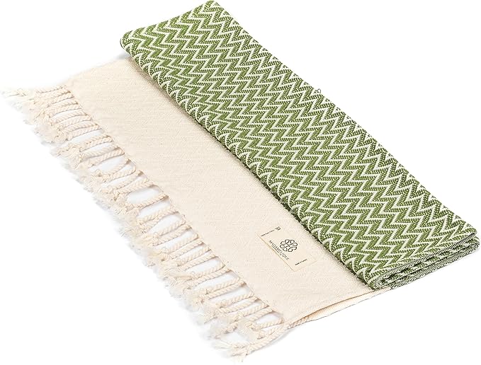 Madamelique Exclusive Hand Towels Set of 2-18 x 40 Inches
