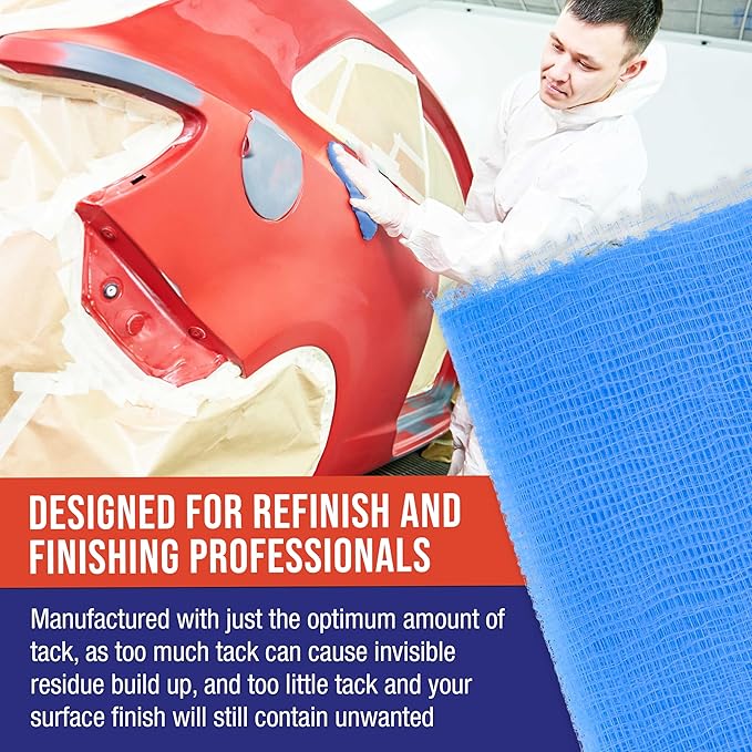 TCP Global - Pure Blue Superior Tack Cloths - Tack Rags - Automotive Car