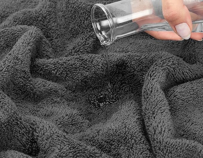 American Soft Linen 35x70 Jumbo Large Bath Towel, 600 GSM 100% Cotton Turkish