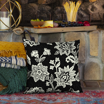 Arden Outdoor Toss Pillow, 2 Pack, 16 x 16, Rain-Proof, Fade Resistant Pistachio Botanical