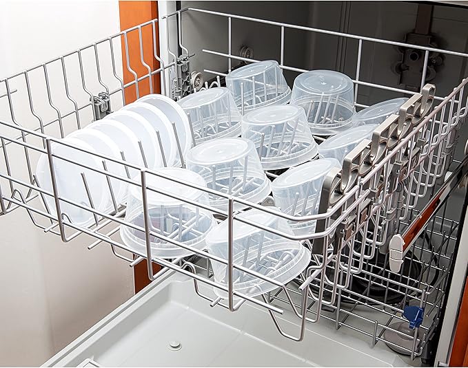 DuraHome Deli Containers with Lids 12 oz. Leakproof 40 Pack BPA-Free Plastic