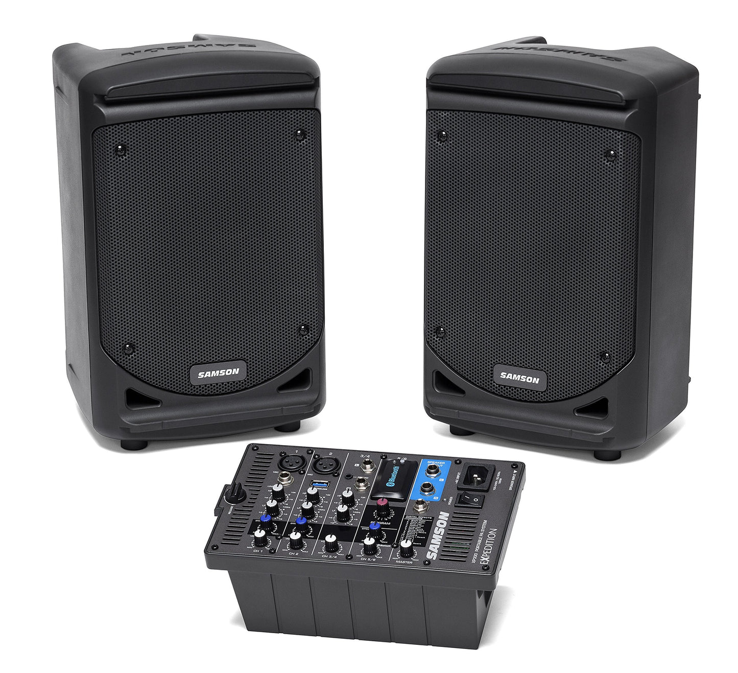 Samson Expedition XP300 6" 2-Way 300W All-in-One Portable Bluetooth-Enabled Stereo PA System