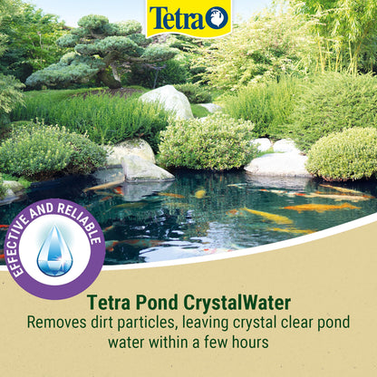 Tetra Pond Crystal Water, Effectively Clears Dirty Pond Water, 500 ml