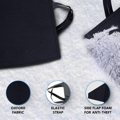 Autovir Windshield Snow Cover for Ice and Snow – Car Windshield Cover for Winter Frost, Ice & Snow Protection – Waterproof Frost Shield Windshield Protector for Cars, SUVs & Trucks (69x42 inches)
