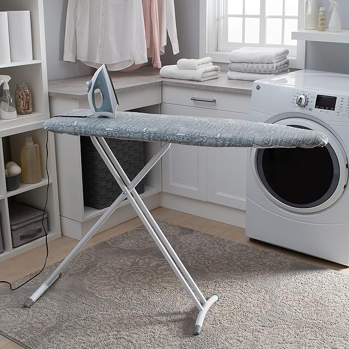 Simplify Ironing Board Cover | Scorch Resistant | Cotton | Thick Padding |