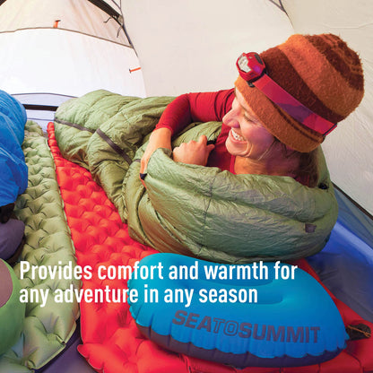 Sea to Summit Comfort Plus Insulated Camping Air Mattress, Large (79 x 25 x 2.5 inches)