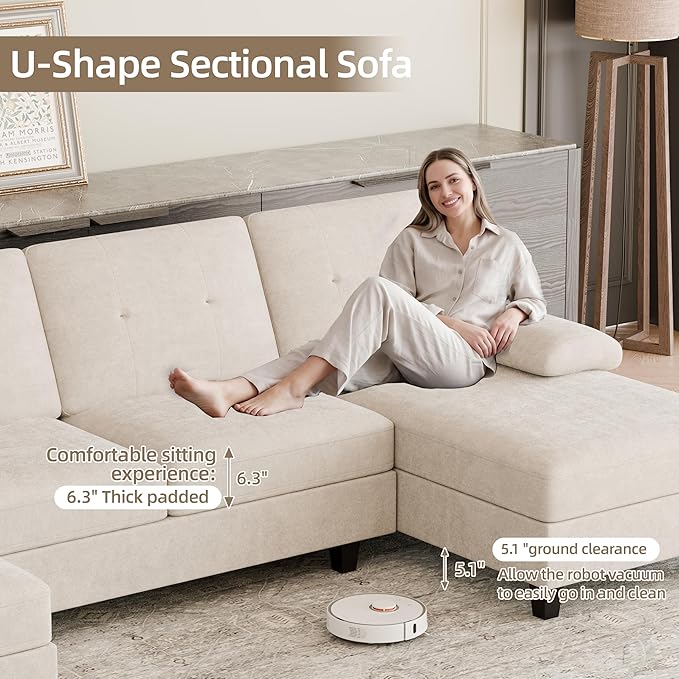 Shintenchi U-Shaped Sectional Couches