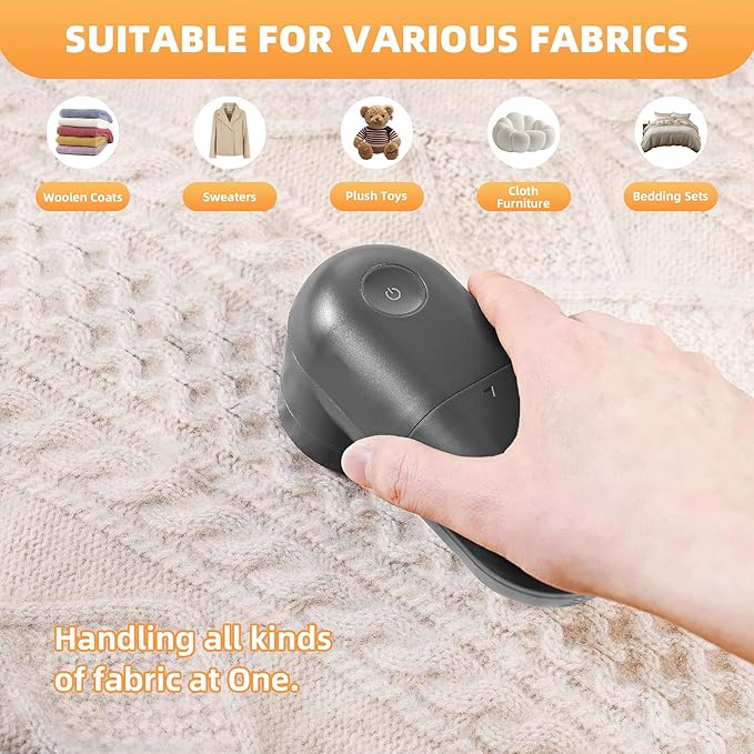 Electric Fabric Shaver and Lint Remover, Portable Fuzz Remover