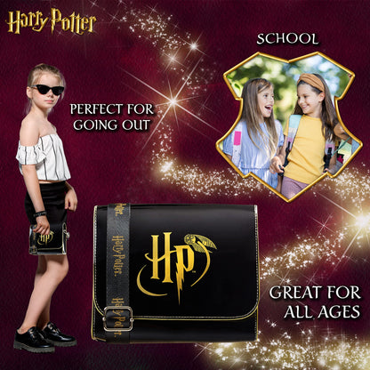 Harry Potter Handbag Girls Teenagers Women Cross Body Bag Stylish Shoulder Bag with Adjustable Strap for Travel Holiday Shopping Gifts for Girls