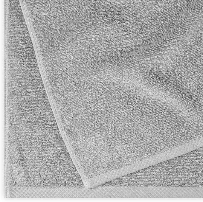 Amazon Basics 2 Piece Quick-Dry Oversize Bath Towel, 100% Cotton