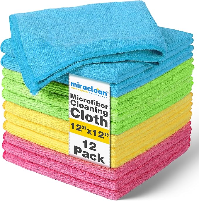 Microfiber Cleaning Cloth 12 Pack