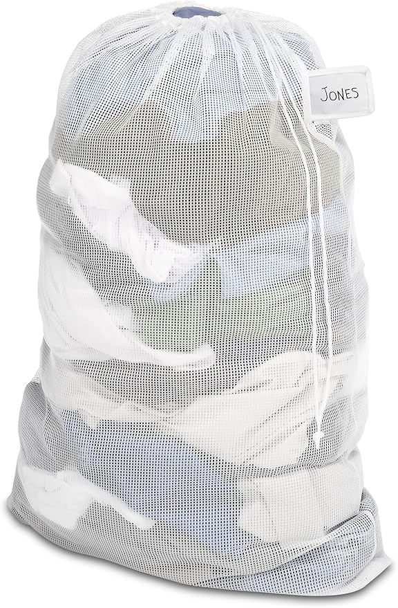 Whitmor Mesh Laundry Bag with ID Tag