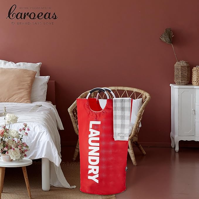 Caroeas 125L Laundry Basket, Large Laundry Hamper, Laundry Bag