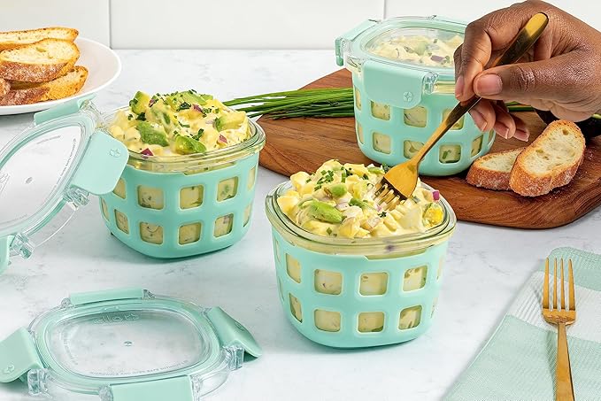 Ello DuraGlass Rounds Glass Food Storage Containers