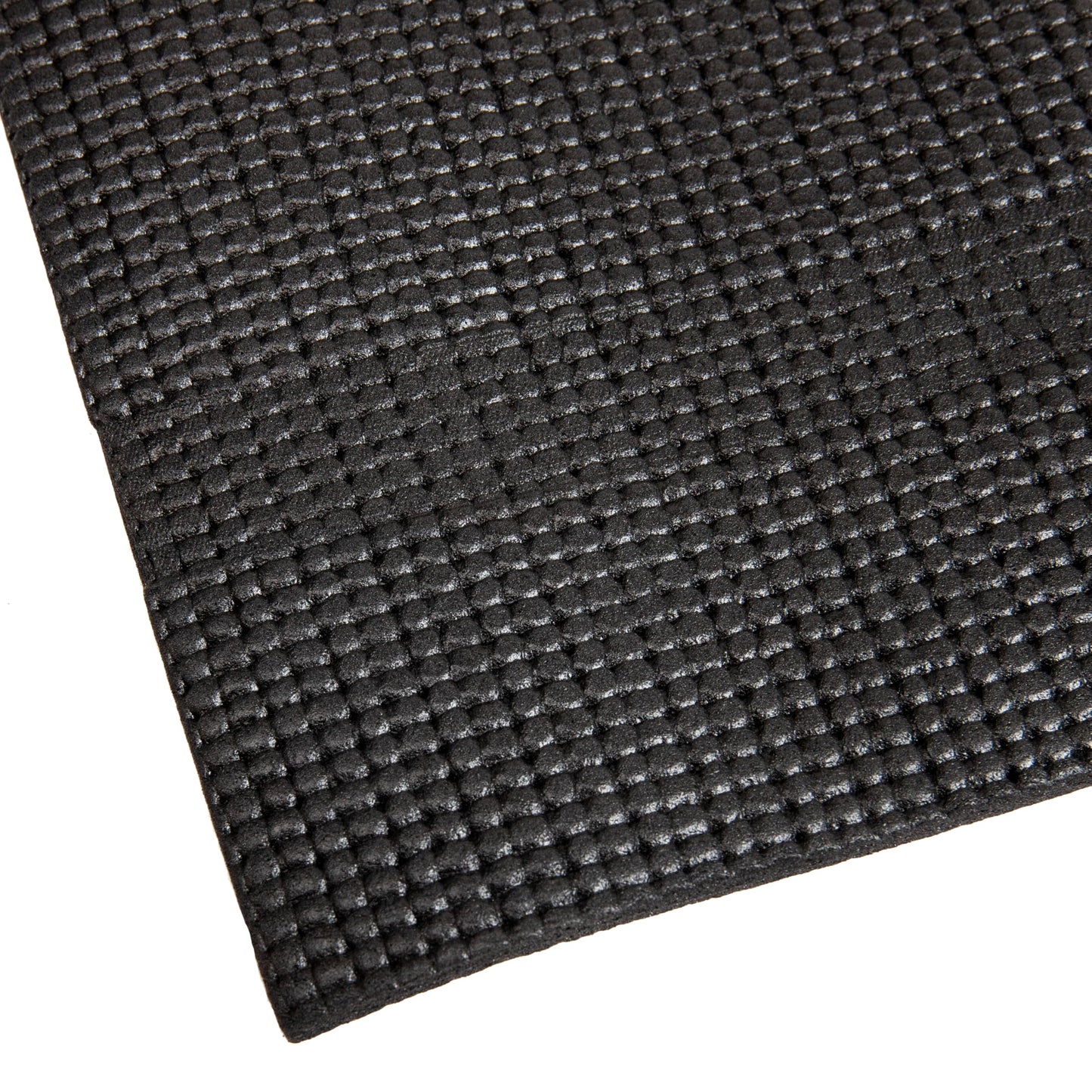 Mind Reader YOGAPVC-BLK All Purpose Extra Thick Yoga Fitness & Exercise Mats with Carrying Strap, High Density Anti-Tear