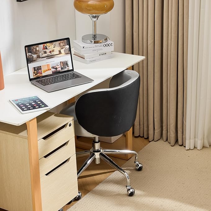 VINGLI Cute Small Swivel Desk Chair Comfy