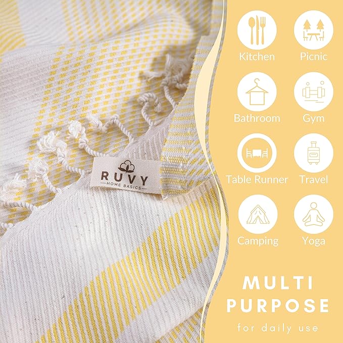 Ruvy Home Basics Turkish Hand Towels