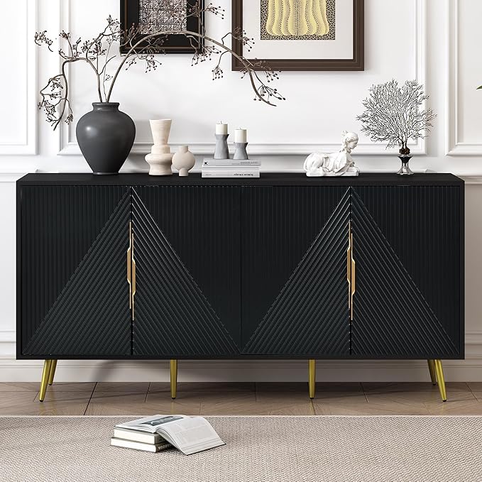 Stylish Swith Wave Geometric Design, Conical Legs, Adjustable, Suitable