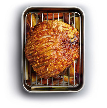 MasterClass Large Roasting Rack, Stainless Steel, 32 x 23.5 x 8cm, Metallic
