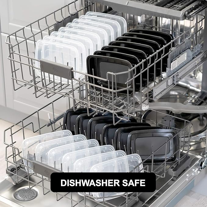 Freshware Meal Prep Containers 1 Compartment Food Storage Containers