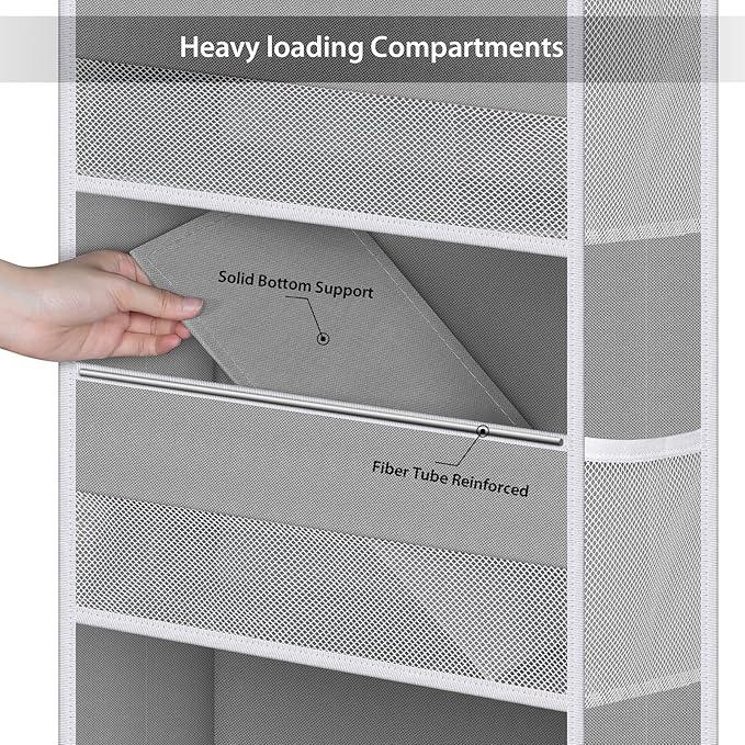 Univivi Door Hanging Organizer Nursery Closet Cabinet Baby Storage