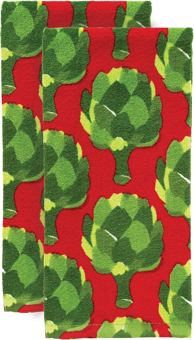 T-Fal Fiber Reactive Print Kitchen Towels: Highly Absorbent, Super Soft