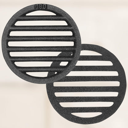 KOTARBAU 5907465917032 Kaminrost Fireplace Grate, Black, Ø 18 cm