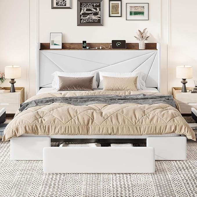 SHA CERLIN King Size Bed Frame