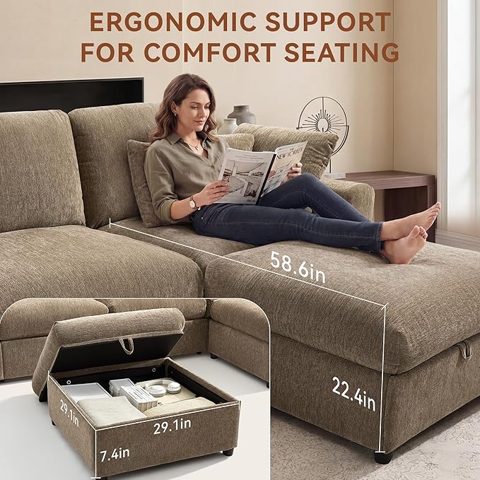 Ihanherry Cloud Sectional Couches