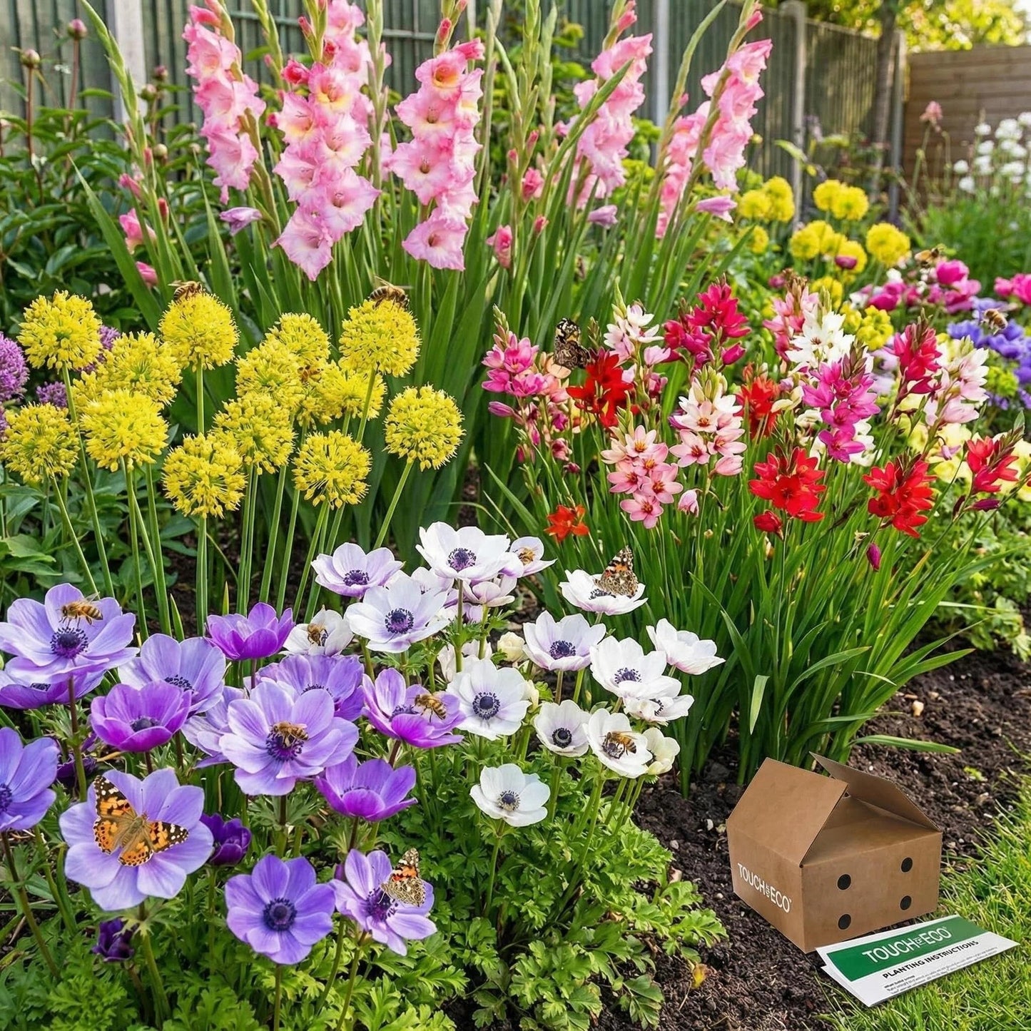 Premium Spring Flower Blub Collection100 Bulbs - Attracts Bees, Butterflies & Hummingbirds - Easy to Grow Perennials - 1000's Sold | Easy-Care | Perennials | Deer Resistant