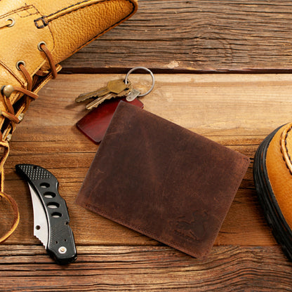 BULL GUARD Mens RFID Blocking Bifold Wallet