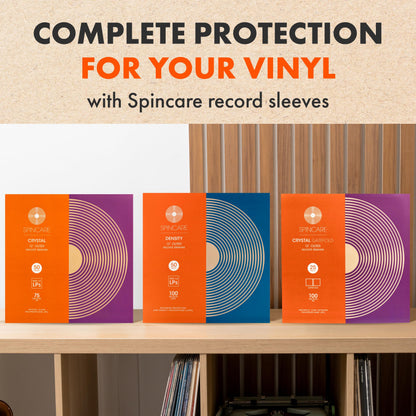 50x 12 Inch Standard Outer Vinyl Record Sleeves | Crystal Clear Covers for Single Double Albums & LPs | Acid-Free Protective Plastic Sleeves | Clean & Crisp Polypropylene