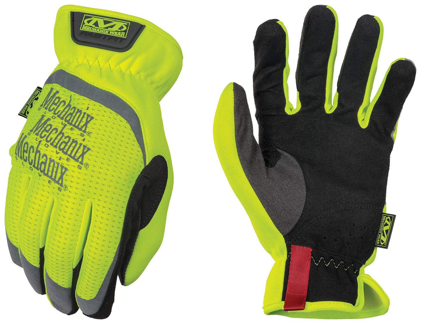 Mechanix Wear - Hi-Viz FastFit Gloves (Large, Fluorescent Yellow) SFF-91-010