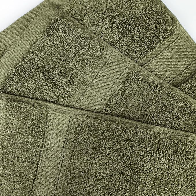 Superior Egyptian Cotton Pile Bath Towel Set of 4, Ultra Soft Luxury Towels