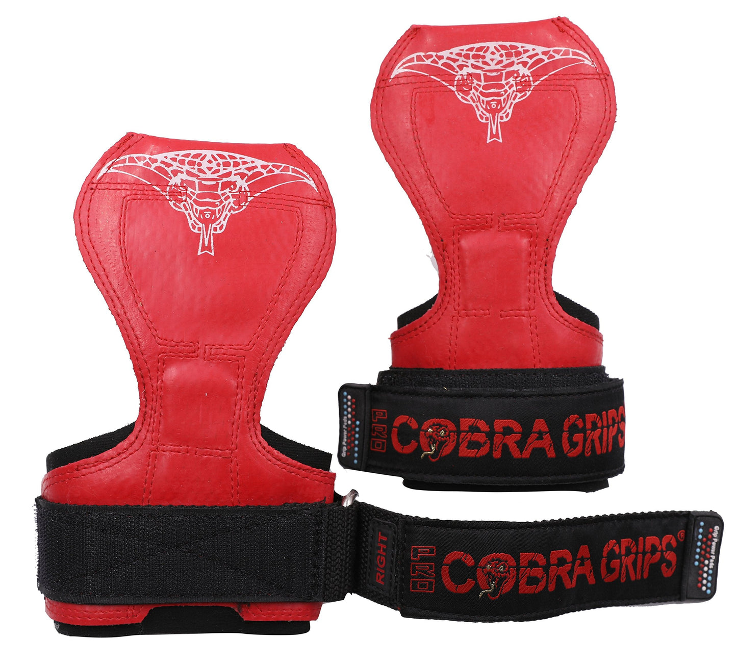 Cobra Grips PRO Weight Lifting Gloves Heavy Duty Straps Alternative Power Lifting Hooks for Deadlifts Adjustable Neoprene Padded Wrist Support Bodybuilding