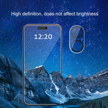 Ailun 2Pack Privacy Screen Protector Compatible for iPhone 14 Pro Max [6.7 inch] + 2 Pack Camera Lens Protector, Anti Spy Private Tempered Glass Film, Case Friendly, [9H Hardness] - HD