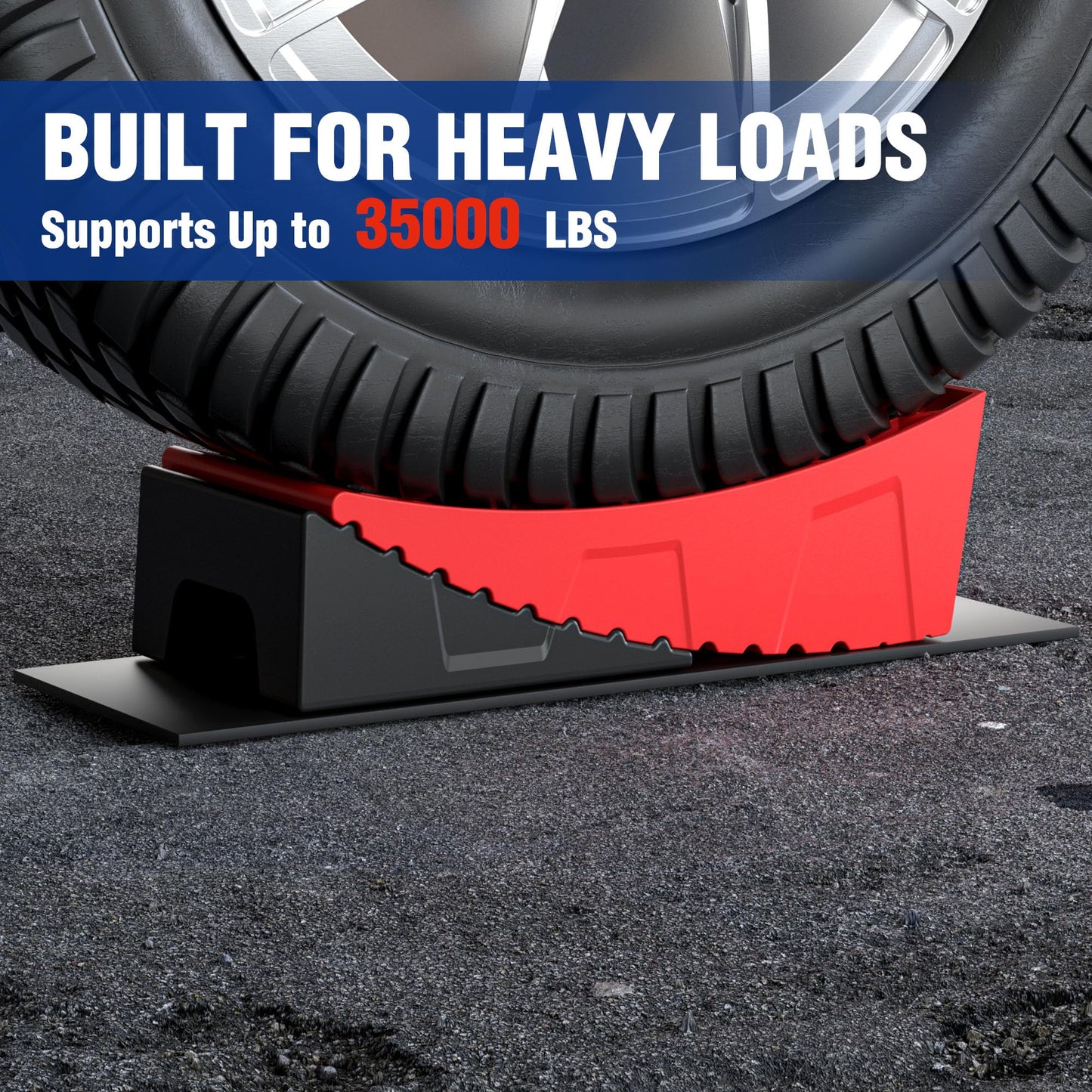 WORKPRO RV Leveling Blocks Kit 9-Piece,Camper & Trailer Leveling System, Heavy Duty RV Levelers with Anti-Slip Mats, Bubble Levels & Carry Bag