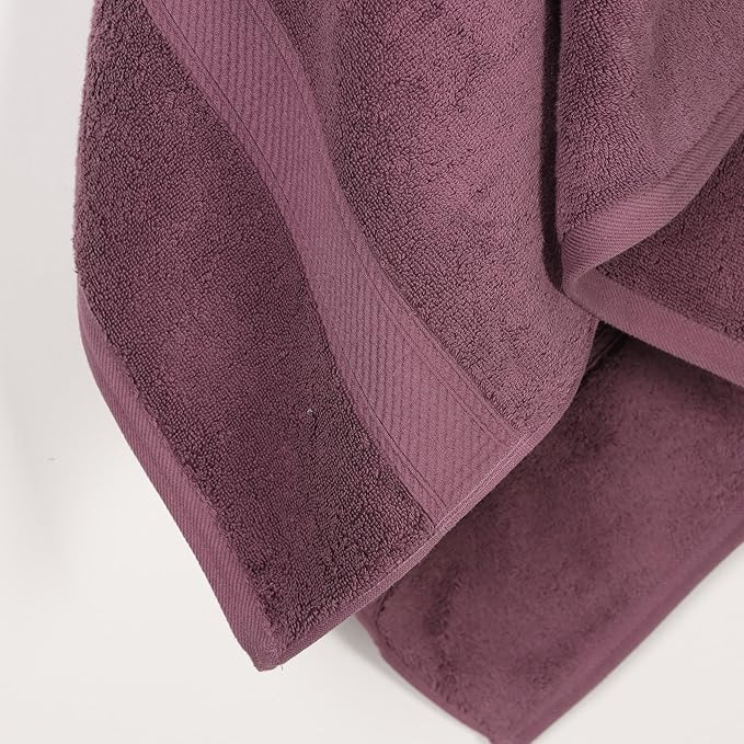 SUPERIOR Egyptian Cotton Pile Bath Towel Set of 2, Ultra Soft Luxury Towels