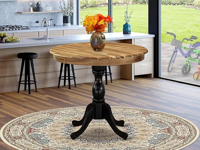 East West Furniture AMT-ANB-TP Antique Modern Dining Table