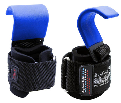 Weight Lifting Hooks Heavy Duty Lifting Wrist Straps Pull Ups Deadlift Straps Power Lifting Grips Padded Workout Straps for Weightlifting Gym Gloves for Men & Women Premium Workout Equipment