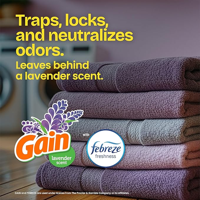 Glad ForceFlex Tall Kitchen Trash Bags, 13 Gallon, Gain Lavender